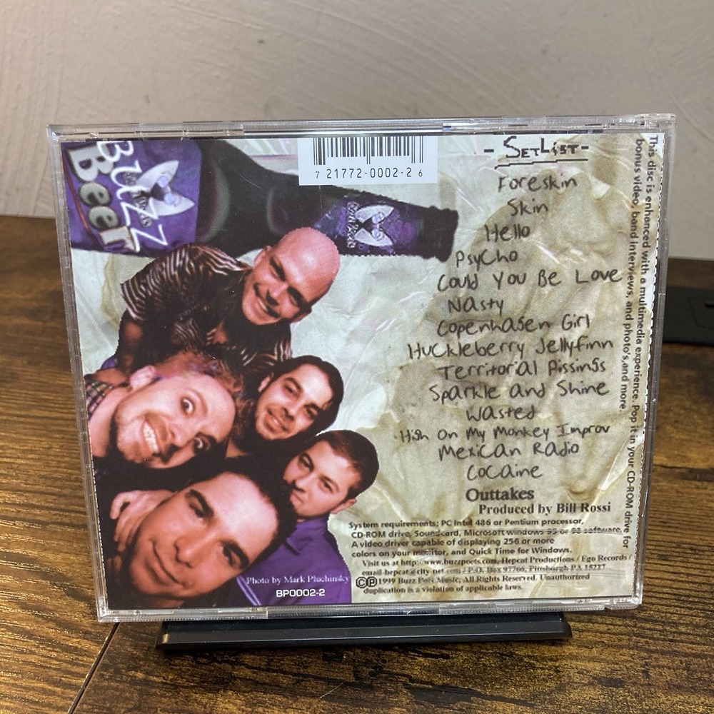 Buzz Poets CD Alcohol Abuse Live HTF‎ Extremely Rare - Picture 4 of 7
